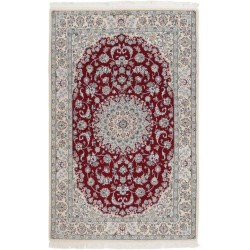 tappeto persia nain fine con seta cm 157x235 