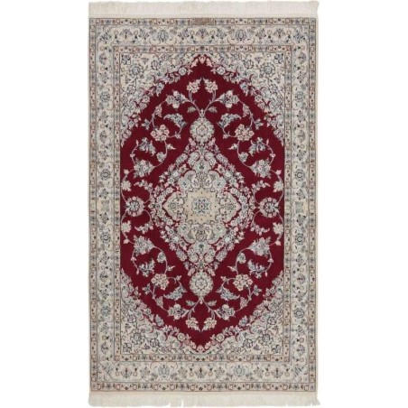 tappeto persia nain fine con seta cm 130x215 