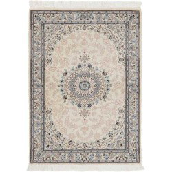 tappeto persia nain fine con seta cm 105x140 
