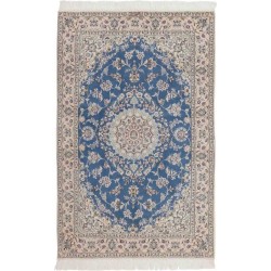 tappeto persia nain fine con seta cm 130x197 