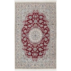 tappeto persia nain fine con seta cm 158x253 