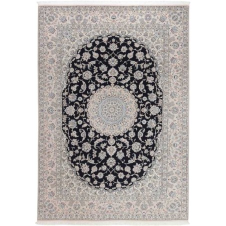 tappeto persia nain fine con seta cm 245x335 