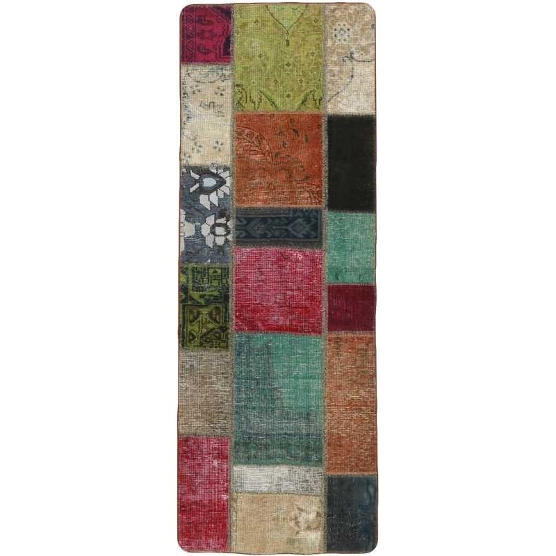 tappeto persia vintage patchwork cm 72x200 