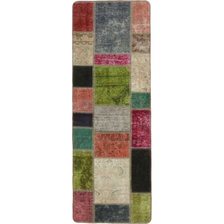 tappeto persia vintage patchwork cm 72x202 