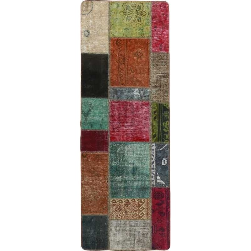 tappeto persia vintage patchwork cm 71x202 