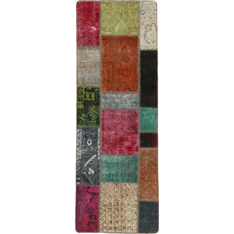 tappeto persia vintage patchwork cm 71x202 