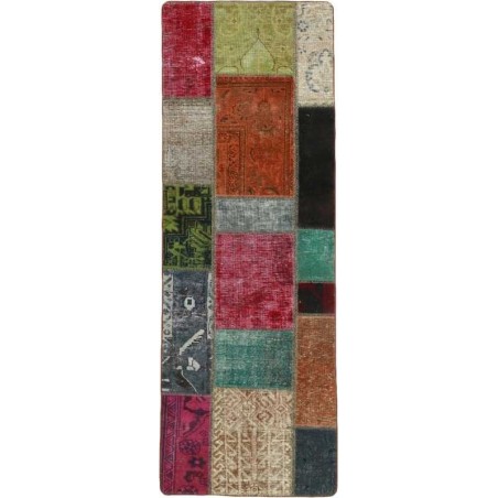 tappeto persia vintage patchwork cm 71x202 
