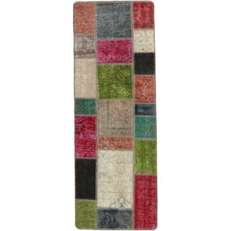tappeto persia vintage patchwork cm 71x202 