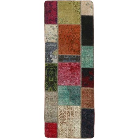 tappeto persia vintage patchwork cm 71x202 