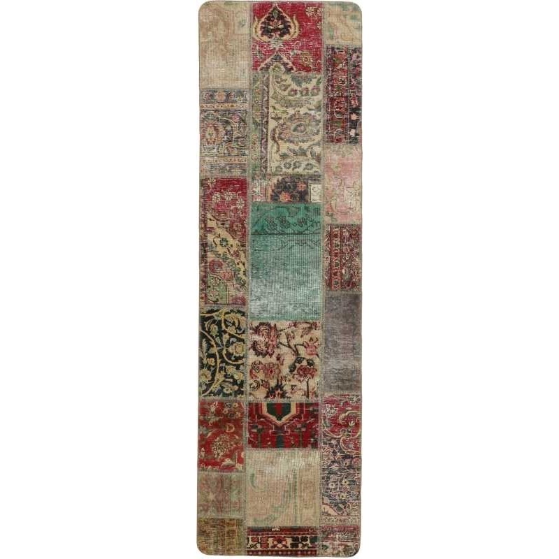tappeto persia vintage patchwork cm 72x251 