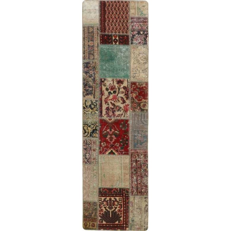 tappeto persia vintage patchwork cm 72x252 