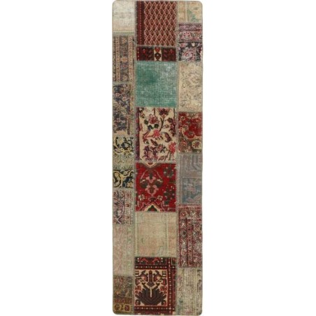 tappeto persia vintage patchwork cm 72x252 