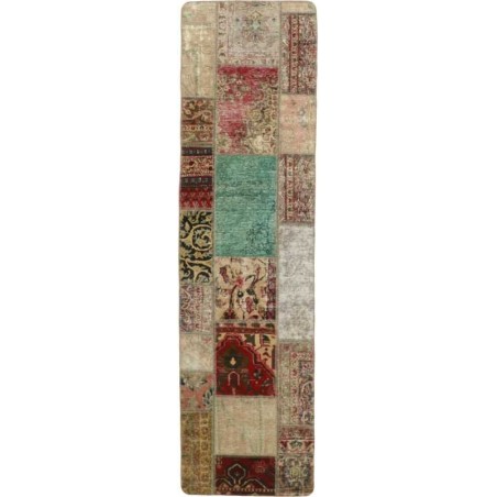 tappeto persia vintage patchwork cm 72x252 