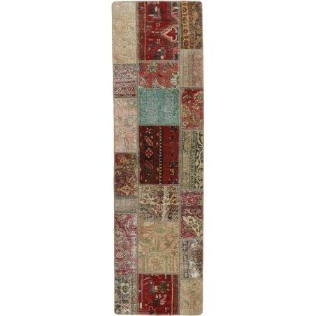 tappeto persia vintage patchwork cm 72x257 