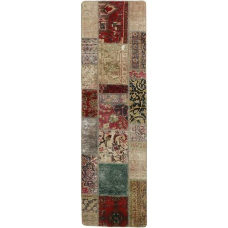 tappeto persia vintage patchwork cm 72x256 