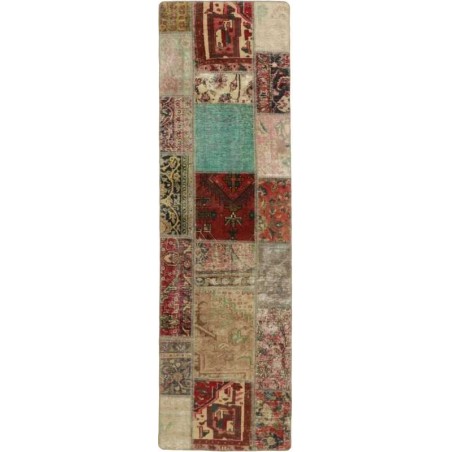 tappeto persia vintage patchwork cm 72x252 