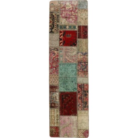 tappeto persia vintage patchwork cm 72x252 