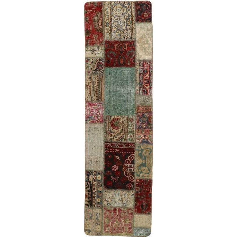 tappeto persia vintage patchwork cm 70x250 