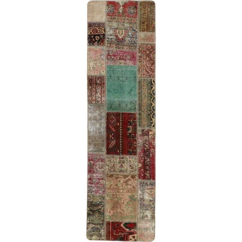 tappeto persia vintage patchwork cm 72x252 