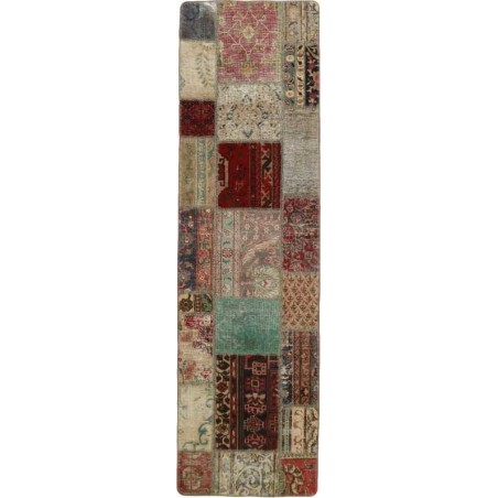 tappeto persia vintage patchwork cm 72x254 