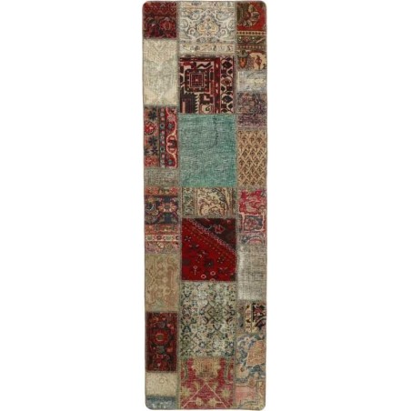 tappeto persia vintage patchwork cm 73x251 