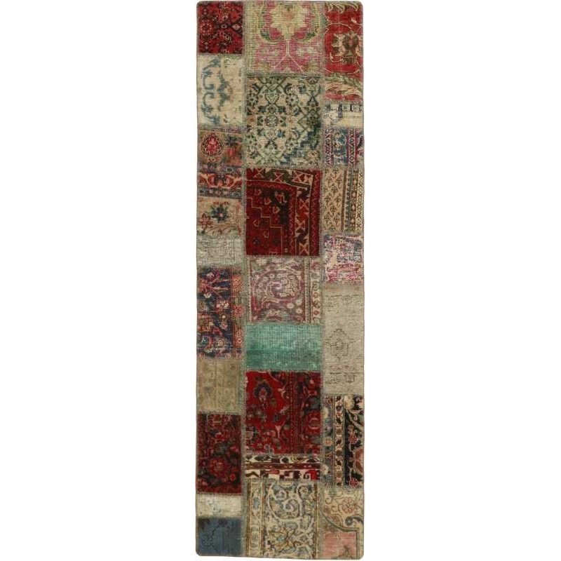 tappeto persia vintage patchwork cm 72x250 