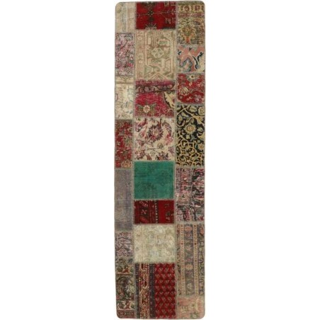 tappeto persia vintage patchwork cm 72x256 