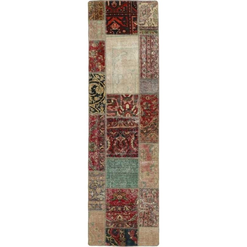 tappeto persia vintage patchwork cm 72x251 