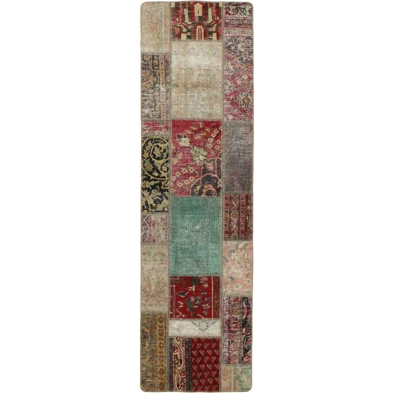 tappeto persia vintage patchwork cm 73x251 