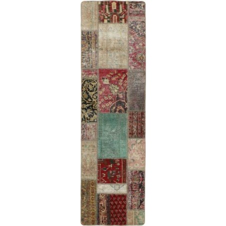 tappeto persia vintage patchwork cm 73x251 
