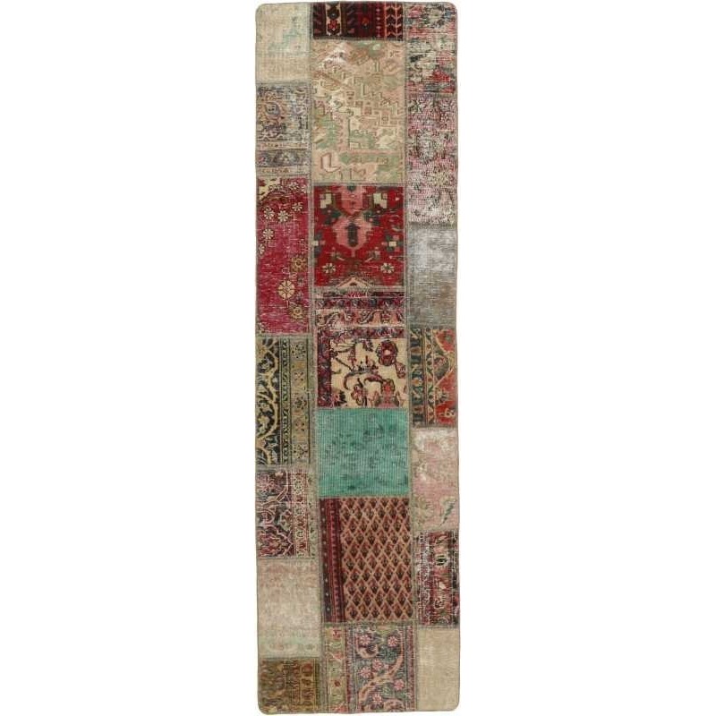 tappeto persia vintage patchwork cm 72x253 