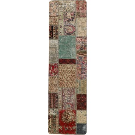 tappeto persia vintage patchwork cm 72x252 