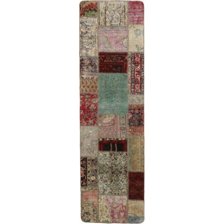 tappeto persia vintage patchwork cm 70x252 