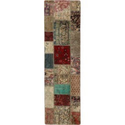 tappeto persia vintage patchwork cm 72x252 