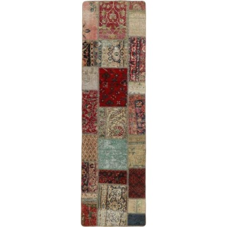 tappeto persia vintage patchwork cm 72x254 