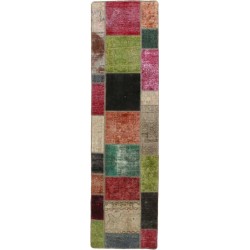 tappeto persia vintage patchwork cm 83x302 