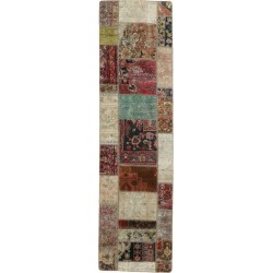 tappeto persia vintage patchwork cm 82x303 