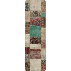 tappeto persia vintage patchwork cm 82x297 