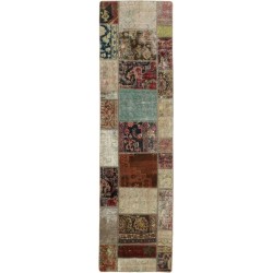 tappeto persia vintage patchwork cm 82x303 