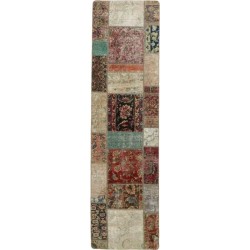 tappeto persia vintage patchwork cm 83x304 