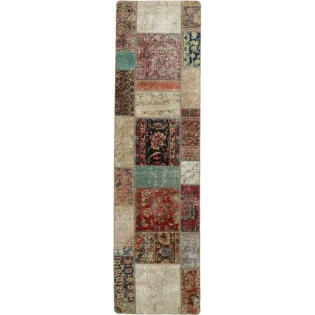 tappeto persia vintage patchwork cm 83x304 