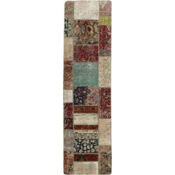 tappeto persia vintage patchwork cm 84x301 