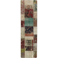 tappeto persia vintage patchwork cm 81x301 