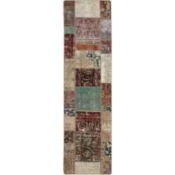 tappeto persia vintage patchwork cm 82x300 