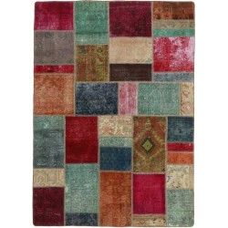 tappeto persia vintage patchwork cm 167x237 