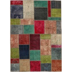 tappeto persia vintage patchwork cm 167x236 
