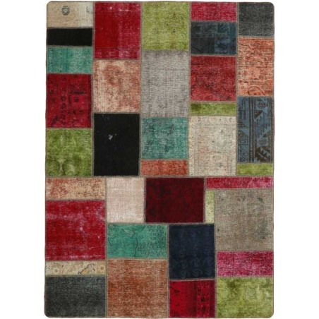 tappeto persia vintage patchwork cm 168x236 