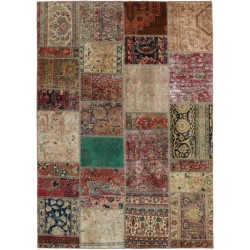 tappeto persia vintage patchwork cm 172x238 