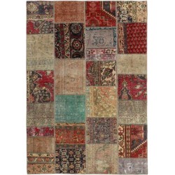 tappeto persia vintage patchwork cm 167x237 