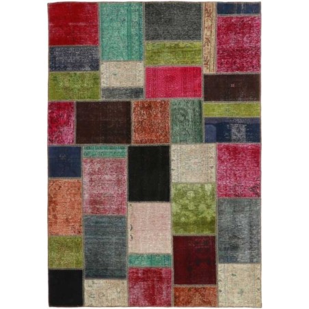 tappeto persia vintage patchwork cm 169x238 